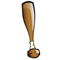 Free Stock Photo: Illustration of a baseball bat