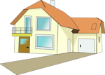 Free Stock Photo: Illustration of a house