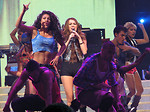 Free Stock Photo: Miley Cyrus singing on stage