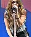 Free Stock Photo: Miley Cyrus singing on stage