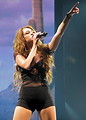 Free Stock Photo: Miley Cyrus singing on stage