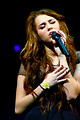 Free Stock Photo: Miley Cyrus singing on stage