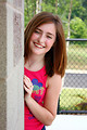 Free Stock Photo: A cute young girl posing outdoors