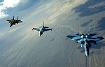 Free Stock Photo: Jet fighters flying in the sky