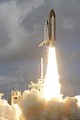 Free Stock Photo: The space shuttle lifting off