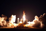 Free Stock Photo: The space shuttle lifting off
