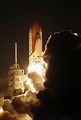 Free Stock Photo: The space shuttle lifting off