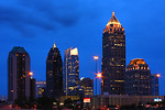 Free Stock Photo: Atlanta skyline at night
