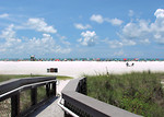 Free Stock Photo: A walkway leading to a beach