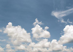 Free Stock Photo: Clouds in a blue sky