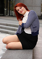 Free Stock Photo: A beautiful young woman in business attire