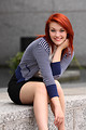 Free Stock Photo: A beautiful young woman in business attire