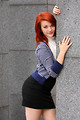 Free Stock Photo: A beautiful young woman in business attire