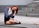 Free Stock Photo: A beautiful young woman in business attire