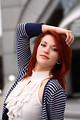 Free Stock Photo: A beautiful young woman in business attire