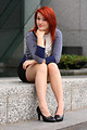 Free Stock Photo: A beautiful young woman in business attire