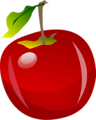 Free Stock Photo: Illustration of an apple