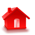 Free Stock Photo: Illustration of a red house