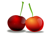Free Stock Photo: Illustration of cherries