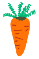 Free Stock Photo: Illustration of a carrot