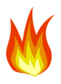 Free Stock Photo: Illustration of a flame