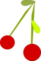 Free Stock Photo: Illustration of cherries