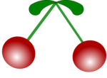 Free Stock Photo: Illustration of cherries