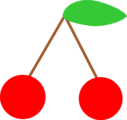 Free Stock Photo: Illustration of cherries
