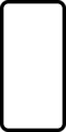 Free Stock Photo: Illustration of a blank domino tile with a transparent background.