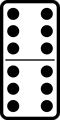 Free Stock Photo: Illustration of a domino tile
