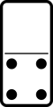 Free Stock Photo: Illustration of a domino tile