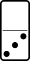 Free Stock Photo: Illustration of a domino tile