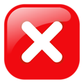 Free Stock Photo: Illustration of a red close button