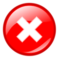Free Stock Photo: Illustration of a red close button