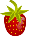 Free Stock Photo: Illustration of a strawberry