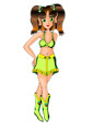 Free Stock Photo: Illustration of a cute elf girl