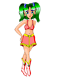 Free Stock Photo: Illustration of a cute elf girl