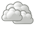 Free Stock Photo: Illustration of a stormy cloud