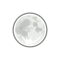 Free Stock Photo: Illustration of the full moon
