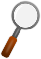 Free Stock Photo: Illustration of a magnifying glass