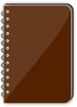 Free Stock Photo: Illustration of a spiral notebook