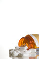 Free Stock Photo: Pills spilling out of a medicine bottle