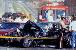Free Stock Photo: A motor vehicle accident scene