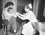 Free Stock Photo: A child receiving a smallpox vaccination