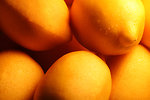 Free Stock Photo: Closeup of bright yellow lemons