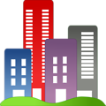 Free Stock Photo: Illustration of city buildings