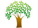 Free Stock Photo: Illustration of a tree with leaves