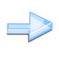 Free Stock Photo: Illustration of a blue cursor arrow