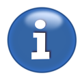 Free Stock Photo: Illustration of a blue information button