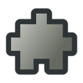Free Stock Photo: Illustration of a grey puzzle piece